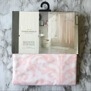 Threshold | Target pink damask shower curtain